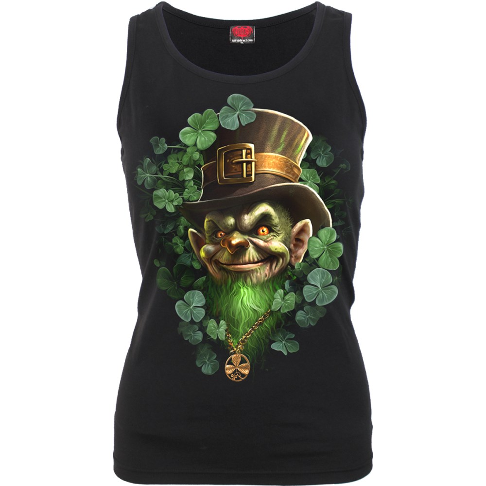 Spiral - Shenanigans Sleeveless top - Black